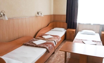 Кровать в 5-местном общем номере в Smart Hotel KDO Магнитогорск