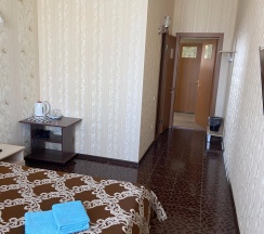 Номер стандарт эконом с 1 двуспальной кроватью в Залесный