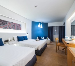 Двухместный номер Palm Wing Deluxe с видом на море 2 отдельные кровати в Jomtien Palm Beach Hotel And Resort