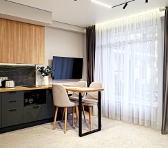 Апартамент ЭДЕЛЬВЕЙС - студия с панорамой на горы в Панорама Ачишхо