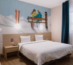 Номер стандарт с 1 двуспальной кроватью в Boogel Woogel bar&hotel
