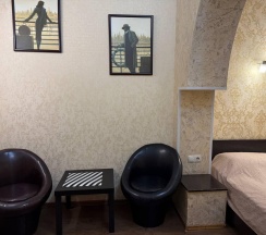 Номер улучшенный семейный с 1 двуспальной кроватью в Ринго