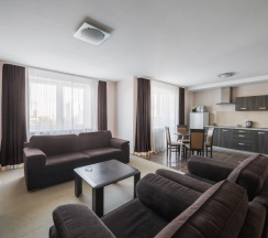 Двухместные апартаменты Superior двуспальная кровать в Комплекс апартаментов Комфорт