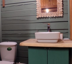 Коттедж "Русская баня"  с сибирским чаном в Клевер