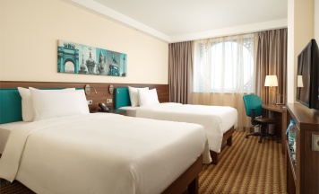 Номер с двумя односпальными кроватями (Twin) в Hampton by Hilton
