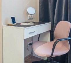 Апартаменты улучшенные с 1 двуспальной кроватью в Sky inn color