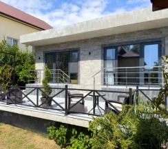 Люкс Апарт с террасой Коттедж c 1 комнатой в Eco Life