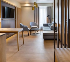 Номер люкс с 1 двуспальной кроватью в Radisson Hotel Gorizont Rostov-on-Don