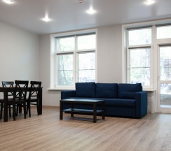 Апартаменты 2х комнатные 1й этаж в Белый снег