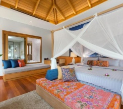 Двухместная вилла Pool Beachfront двуспальная кровать в Krabi Resort Ao Nang