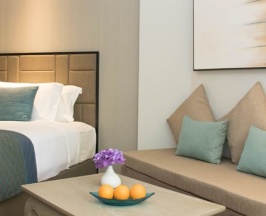 Двухместный номер Avani Plus с видом на сад двуспальная кровать в Avani Pattaya Resort