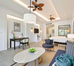 Двухместный клубный номер Garden Terrace двуспальная кровать в Отель Outrigger Koh Samui Beach Resort