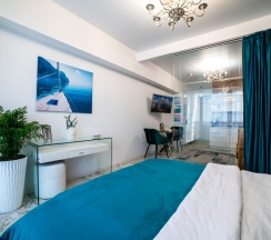 Номер “Caramel Apart” Апартаменты с видом на море в Morskoy resort
