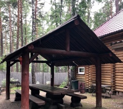 Русский дом-баня в Лесная сказка