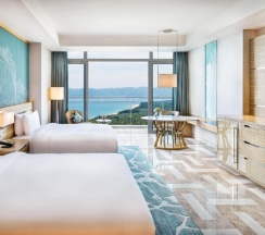 Двухместный номер Deluxe с видом на океан двуспальная кровать в Atlantis Sanya