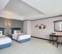 Двухместный полулюкс Sky Zone 2 отдельные кровати в Baiyoke Sky Hotel