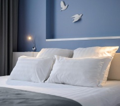 Комната улучшенная с 1 двуспальной кроватью в Hotel design style