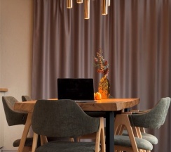 Дом «GOLD» с банным чаном на террасе в Luxe House