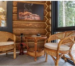 Сруб Большой с красивым видом из окна в Wood palace