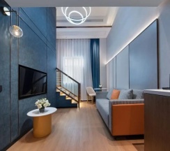 Двухместные апартаменты Classic с видом на город (двуспальная кровать) в Jinglai Hotel Jing'an District Store