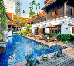 Одноместная вилла с 3 комнатами в The Davis Bangkok Hotel