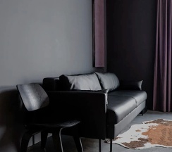 Двухместный номер Делюкс с видом на внутренний двор двуспальная кровать в Moon2