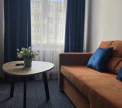 Двухместные апартаменты Comfort с 2 комнатами с видом на город двуспальная кровать в Панда
