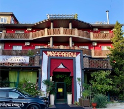 Двухместный номер с одной большой кроватью и балконом в Марракеш