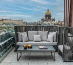 Представительский люкс с террасой в Wawelberg Hotel St.Petersburg