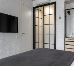Двухместные апартаменты (двуспальная кровать) в Апартаменты Room plus в NikolaevBuilding