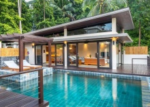 Двухместная вилла с 3 комнатами с видом на океан в Aspire Villas Koh Phangan