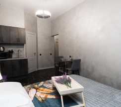 Апартаменты студия в MOKO Apartments на улице Народного ополчения