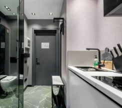 Studio Double одноместный, но возможно пребывание вдвоем, кровать 110х200 в Yapartments