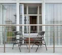 Апартаменты стандарт с двуспальной кроватью кв. 102б в Deluxe apartments