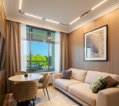 Двухкомнатный LUX с видом на море в Real Apartments Sochi