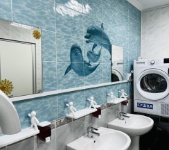 Кровать в женском номере c 5 двухъярусными кроватями (удобства на этаже) в Темпер прайд