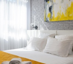 Комната стандарт с 1 двуспальной кроватью в Hotel design style