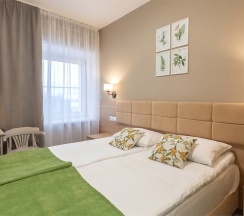 Санаторий - двухместный номер с одной большой кроватью в Полисть