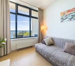 Двухкомнатные апартаменты с видом на море (2-5 этаж) в Real Apartments Sochi