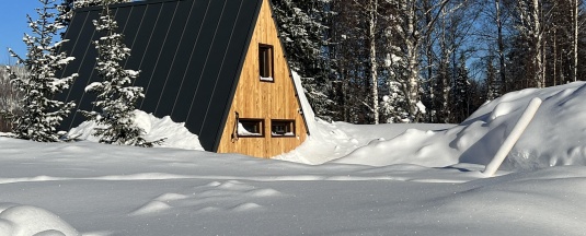 A-frame house в Берёза