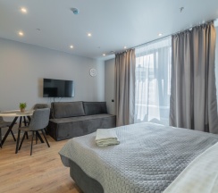 Семейная студия в 3 минутах от метро и вокзала в SalutApart 2W Энергетиков 2/2