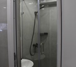 Кровать в общем номере в Aruu Hostel