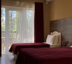 Трёхместный номер Супериор c 1 комнатой с балконом и с красивым видом из окна в Aimara