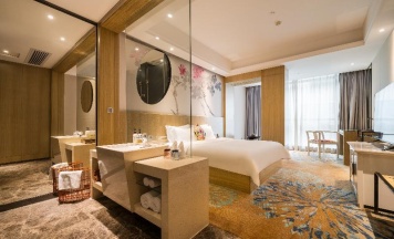 Двухместный номер Deluxe двуспальная кровать в Paco Hotel Guangzhou Dongfeng Road Branch