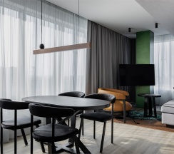 Номер полулюкс с 1 двуспальной кроватью и диваном в Hyatt Place Ekaterinburg