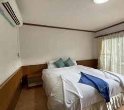 Двухместный номер Deluxe с видом на сад двуспальная кровать в Sea Breeze Bungalow