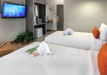 Двухместный номер Deluxe с видом на море двуспальная кровать в 7 Days Premium Hotel Pattaya