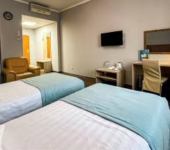 Номер 1 категории 2 раздельные кровати в Беловодье