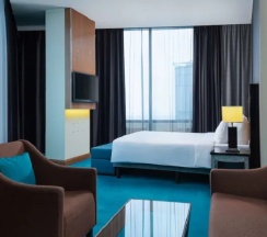 Люкс с доступом в бизнес-лаундж в Cosmos Selection Moscow Sheremetyevo Airport Hotel