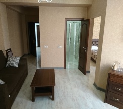 Люкс с балконом и с видом на море в Гега